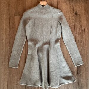 Fleur du Mal Long Sleeve Flared Corset Dress